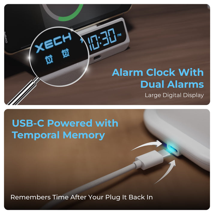#Xech Quest Ultra A Digital Clock with Dual Alarms