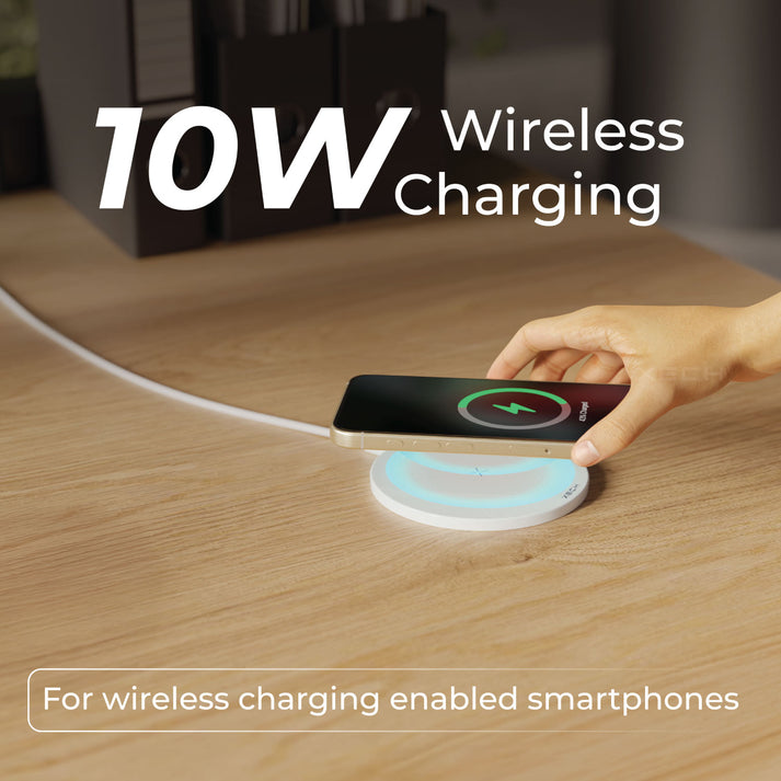 10W Qi Wireless Charging Pad – XECH Powerbase Lite Super-Slim & Safe