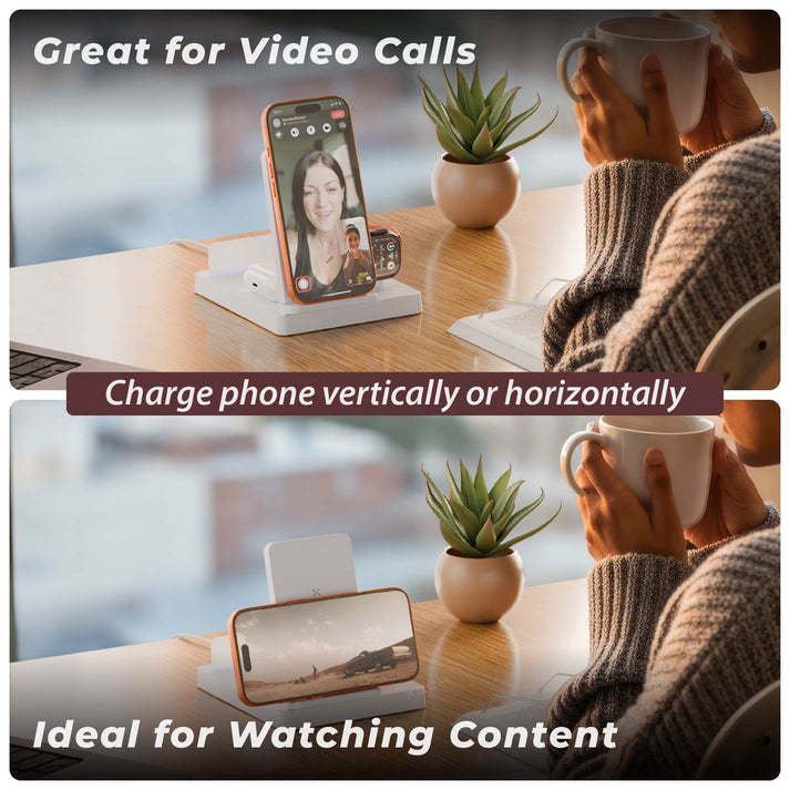 #Color_White_Wireless charging station for phone, earbuds, and smartwatch