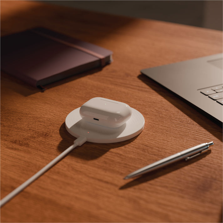 #Color_White_10W Qi Wireless Charging Pad XECH Powerbase Lite Super-Slim