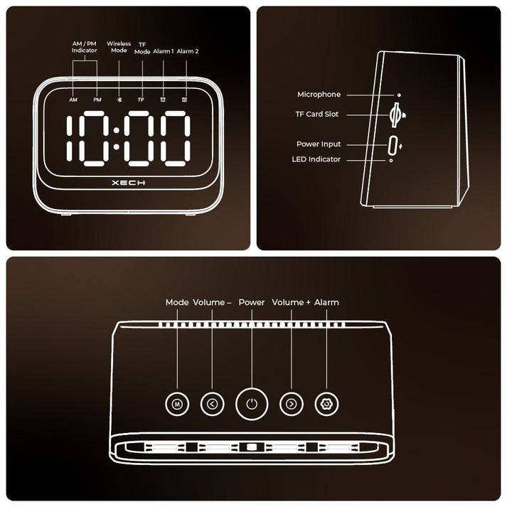 #XECH Eon the mini clock speaker
